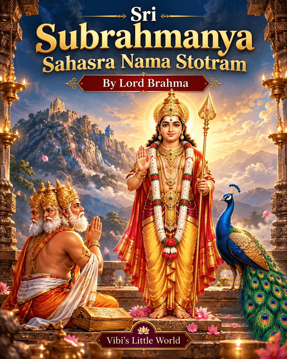 Cover of Sri Subrahmanya Sahasra Nama Stotram