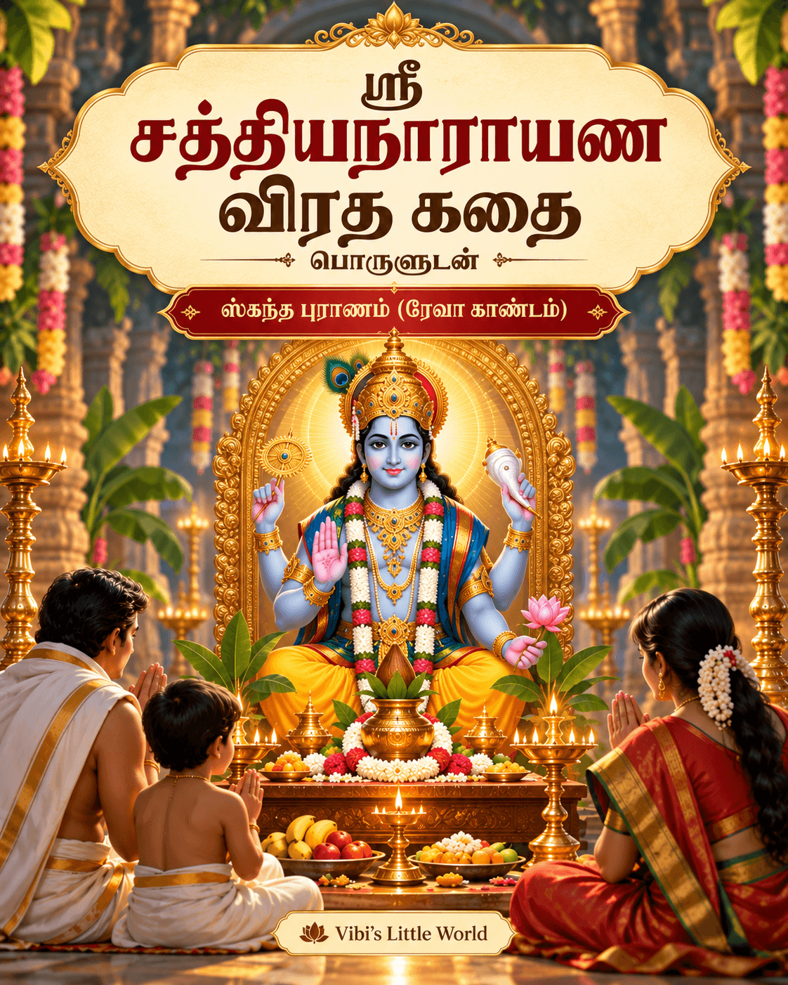 Cover of ஸ்ரீ சத்தியநாராயண விரத கதை
