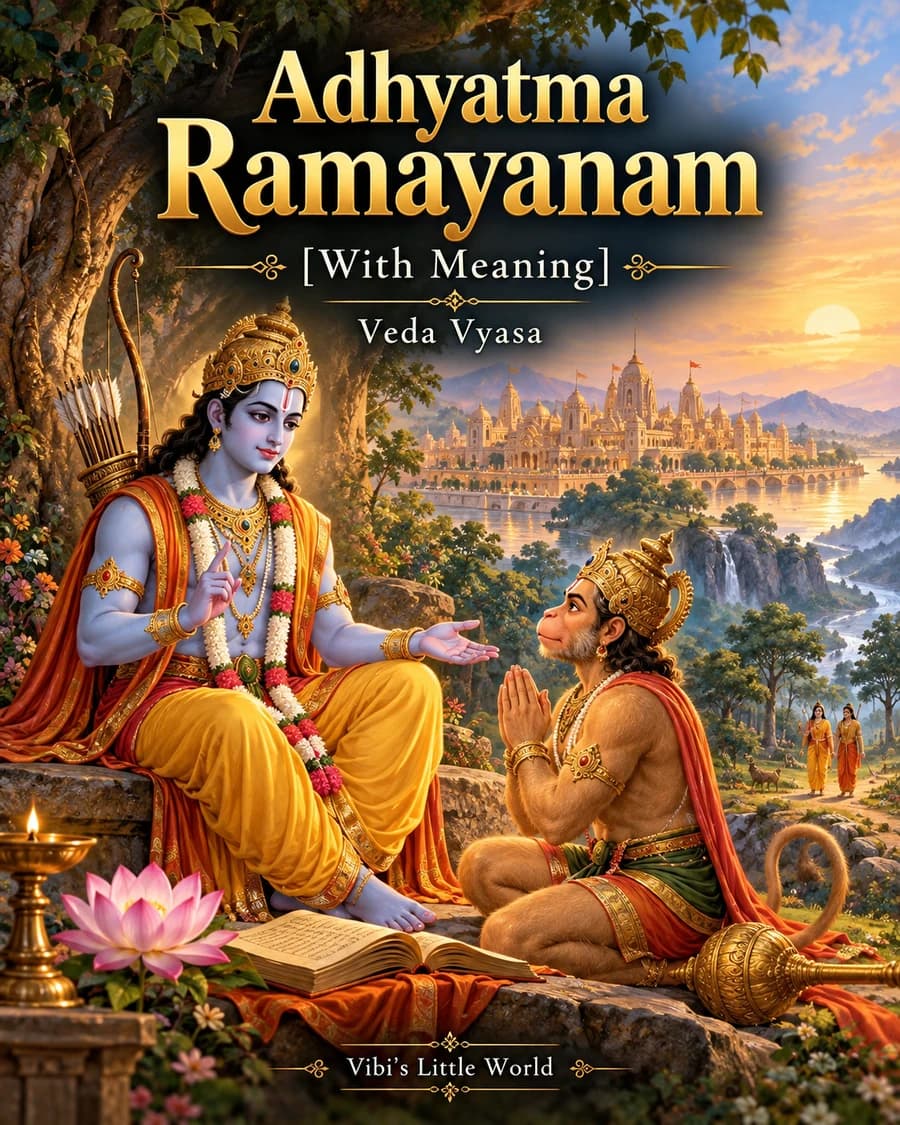 Cover of Adhyatma Ramayanam